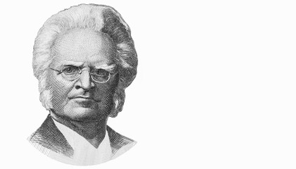 BjÃ¸rnstjerne BjÃ¸rnson, (BjÃ¸rnstjerne Martinius BjÃ¸rnson) Portrait from Norway 50 Kroner...