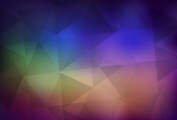 Obraz premium Light Multicolor vector polygonal pattern.