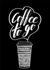 Coffee to go plastic cup