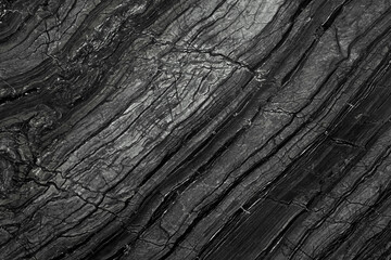 Fototapeta premium abstract marble black and white color wave pattern texture background