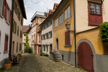 Bregenz, Austria - June 28, 2020: The Upper Town of Bregenz