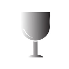 Wine glass icon vector