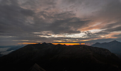 Blaue Stunde am Edelweißspitz.
