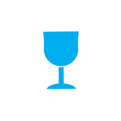 Wine glass icon vector