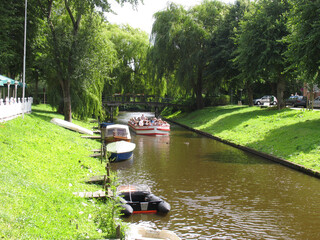 Friedrichstadt wurde von Hollaendern erbaut und gegruendet, Schleswig-Holstein, Deutschland, Europa