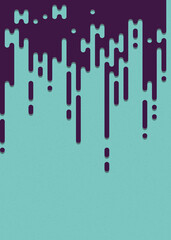 Abstract Rounded Color Lines halftone transition background illustration