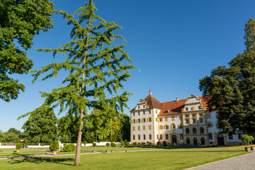 Fototapeta na wymiar Salem, Germany - June 30, 2020: Salem Castle and garden