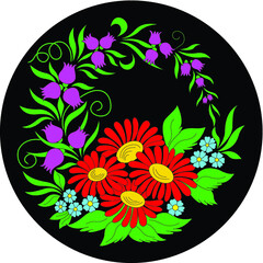 Hungarian beautiful folk art, floral decoration
beautiful flower illustration
