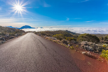 Route du volcan, île de la Réunion 