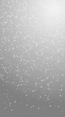 Beautiful snowfall Christmas background. Subtle fl