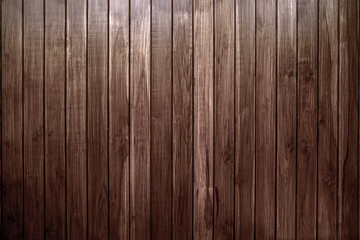 Old vintage brown wood lath wall cladding for background and texture images.