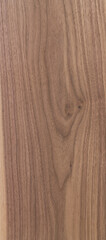 Texture of black walnut solid board untreated