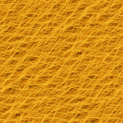 Abstract seamless pattern of intertwining neon threads in the form of waves in orange colors. Topics - the development of science, energy and fantasy. Background for website, cover, or print on fabric