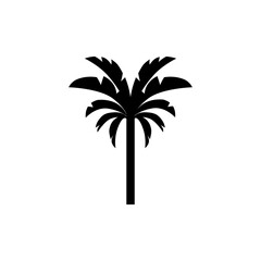 Tropic tree icon vector