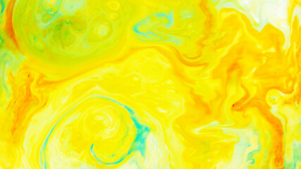 Abstract background. Fluid art texture. Abstract backdrop with swirling paint effect. Trendy colorful backdrop. Mixing paints