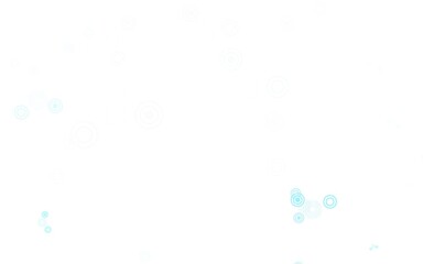 Light Pink, Blue vector pattern with spheres.