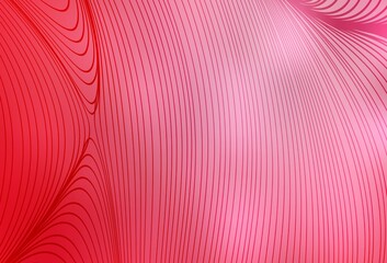 Light Red vector texture with bent lines.