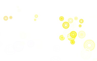 Light Yellow vector texture with disks.