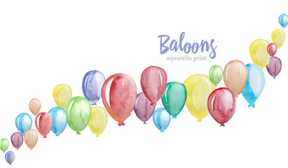 happy birthday card with balloons