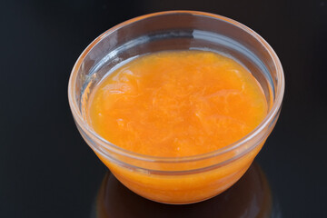 Sweet beautiful apricot jam