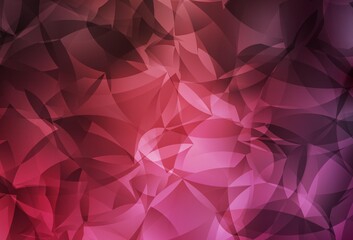Light Pink, Red vector abstract mosaic background.
