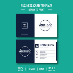 Double sided creative business card template