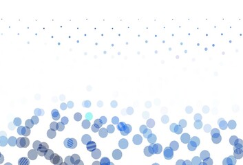 Light Gray vector background with spots.