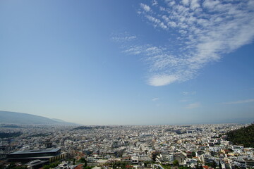 Fototapeta premium The landscape of Athens in Greece, Europe