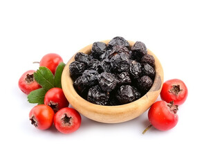 Dried hawthorn fruits