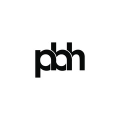 pbh letter original monogram logo design