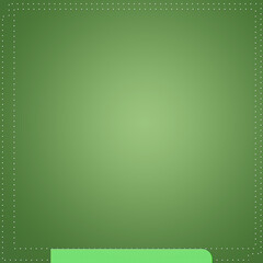 Modern Green Empty Background With White Dott Frame Template-For Banner, Poster, Cards & Social Media