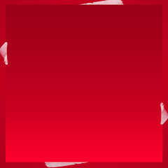 Modern Empty Red Background Frame Design Template-For Banner, Poster, Cards & Social Media.