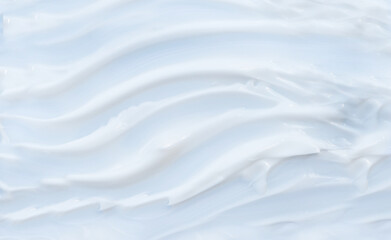 White lotion  skin care cosmetic product. Beauty cream texture. 