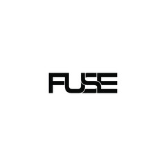fuse letter original monogram logo design