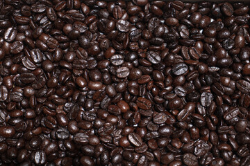 roasted coffee beans background