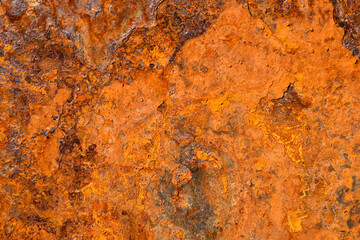 Rusty metal plate