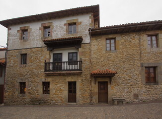 Fototapeta na wymiar Historical house in Santillana del Mar in Cantabria,Spain,Europe 