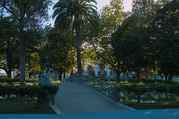 Park Jardines de Pereda in Santander in Spain,Europe
