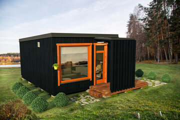 Design project of a smart cottage by the lake