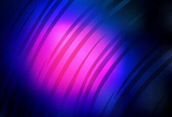 Dark Pink, Blue vector colorful blur backdrop.