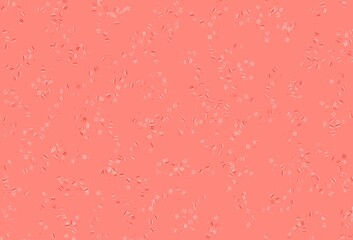 Light Red vector texture with colored lines, dots.