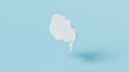 speech bubble icon 3d   wallpaper background