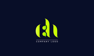 Initials CH or HC Logo Creative Template Sign Vector