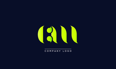 Initials CM or MC Logo Creative Template Sign Vector