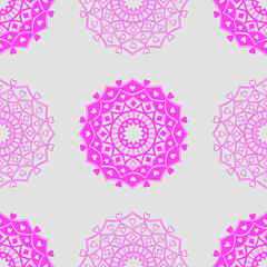 seamless pattern, abstraction in monochrome colors, mandala, ornament for wallpaper and fabric, wrapping paper, background for different designs