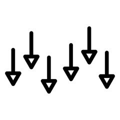 Drop arrows icon