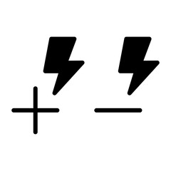 DC voltage icon