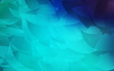 Light Blue, Green vector polygonal background. Colorful abstract illustration with triangles. New template for your brand book.