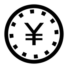 Obraz premium Yuan coin icon