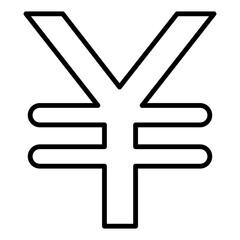 Yuan currency icon